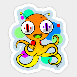 Vibrant Hexapod Sticker